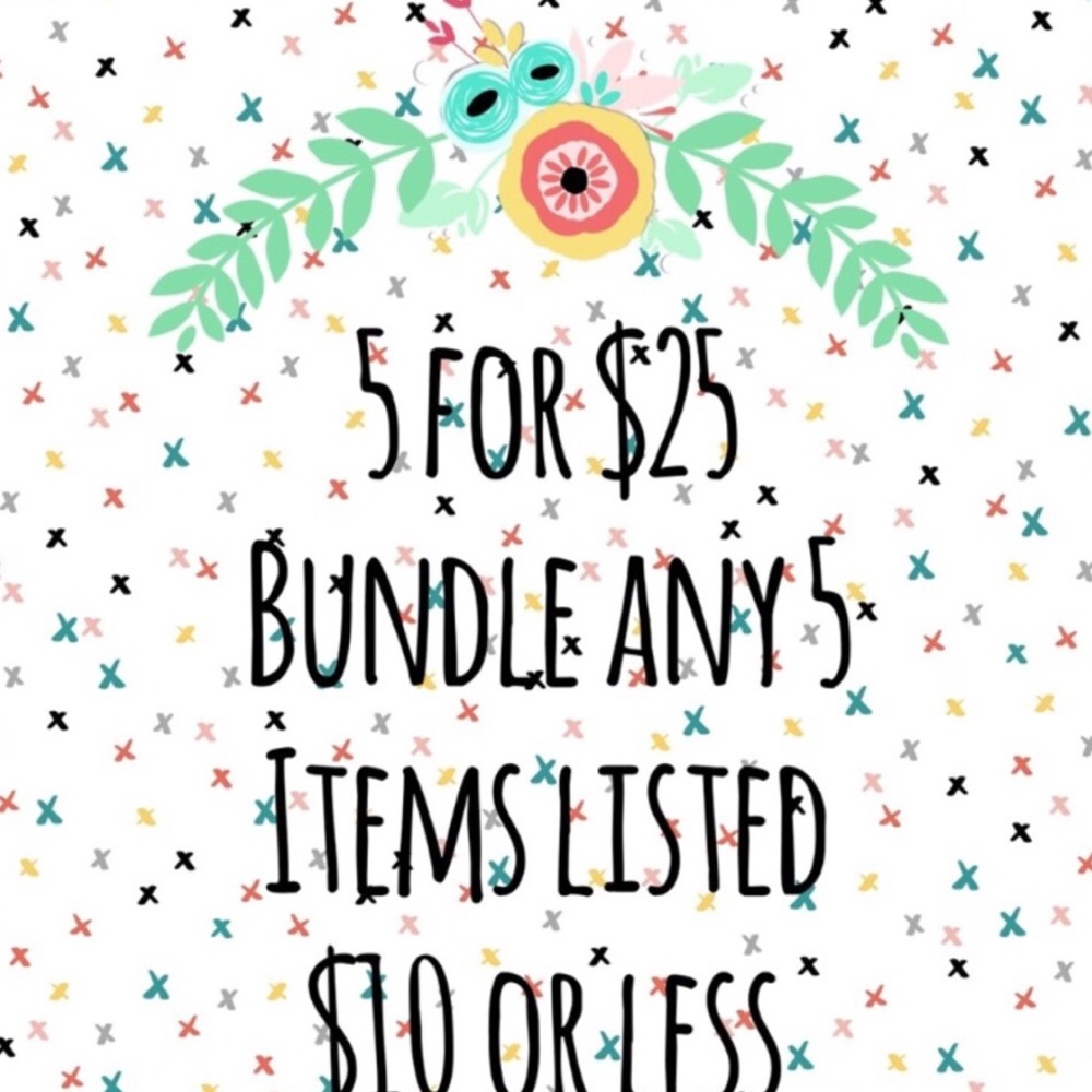 Bundle sale for items $10 and under